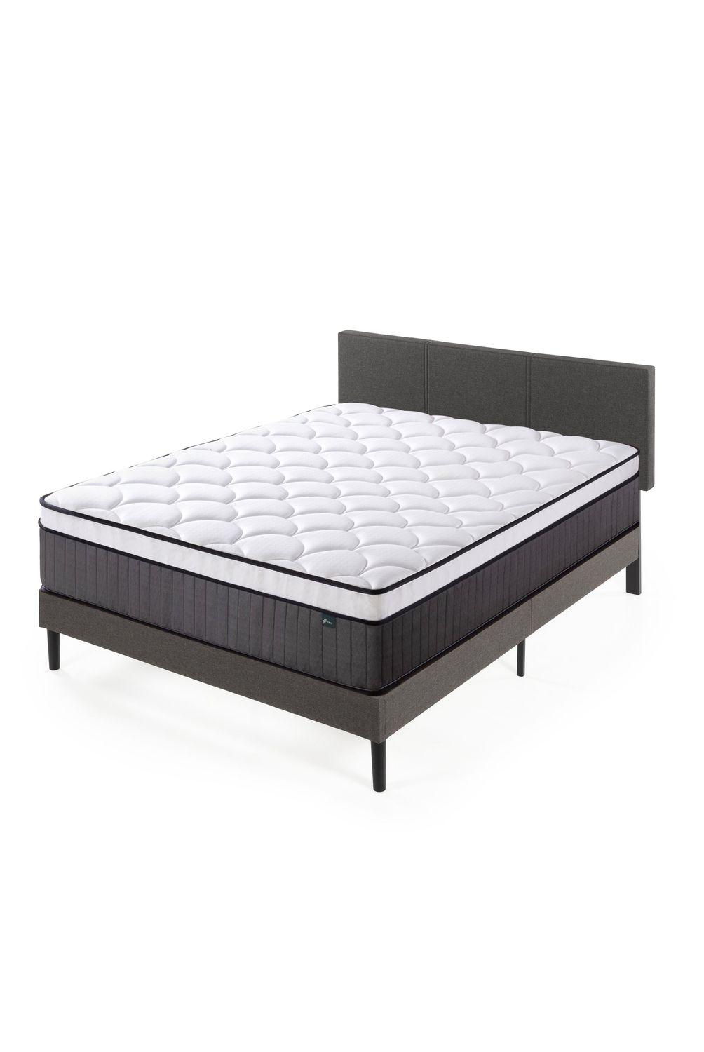 ZINUS Cama Cambril Zinus Resortes Pocket 2 Plazas 30cms con