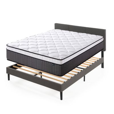 Imagen 2 del producto Cama Cambril Resortes Pocket 2 Plazas 30cms con respaldo