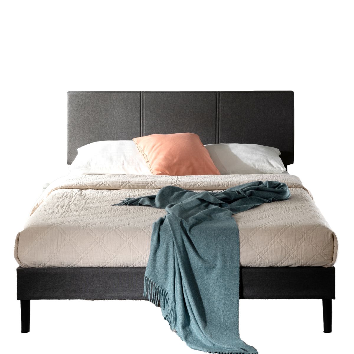 ZINUS - Cama Cambril Zinus Colchón Espuma Super King 30cms