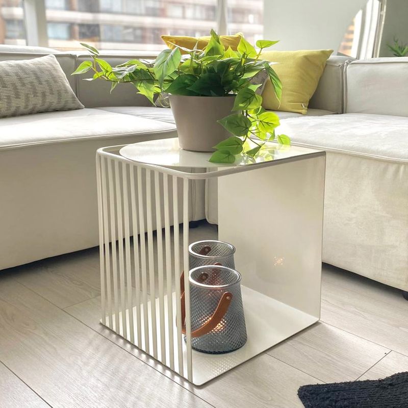 LIVING MARKET - Mesa Lateral Auxiliar Brig Hand Made