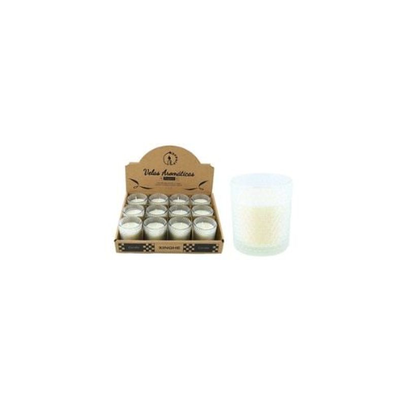 GENERICO - Vela Aromática En Vaso Blanco 6x5cm