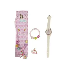 GENERICO - Pack reloj y accesorios lindo para niña