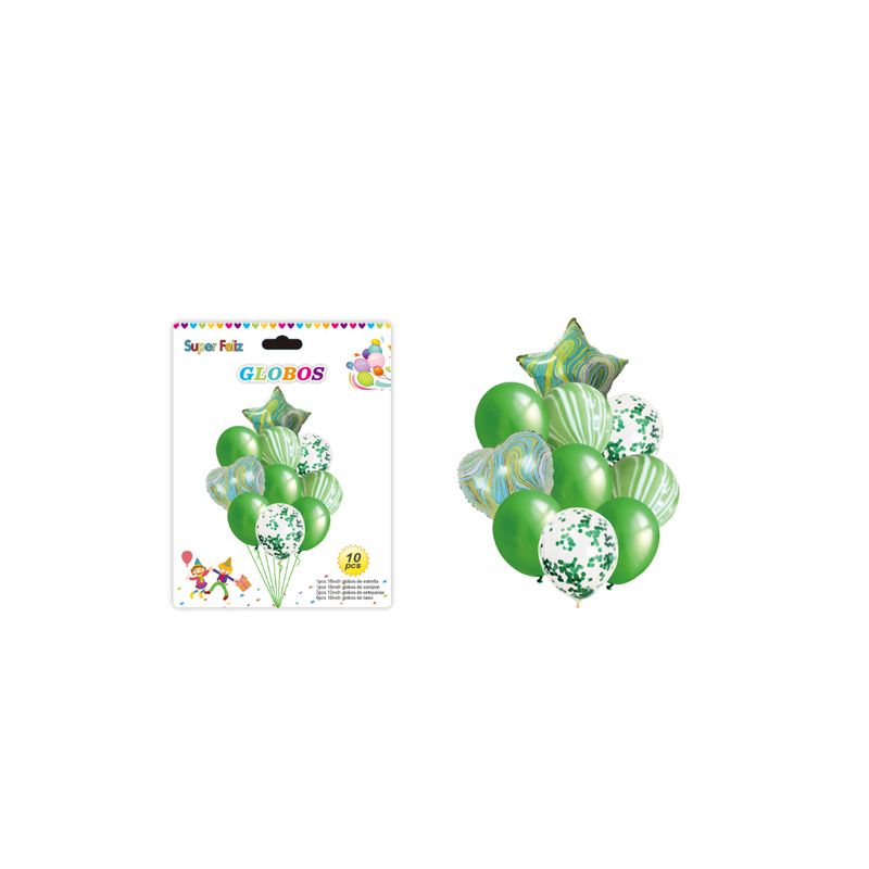 GENERICO - SET DE GLOBOS DE 10 PCS