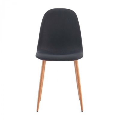 Imagen 2 del producto Pack 4 Sillas Negras Patas Metalicas Sparta.