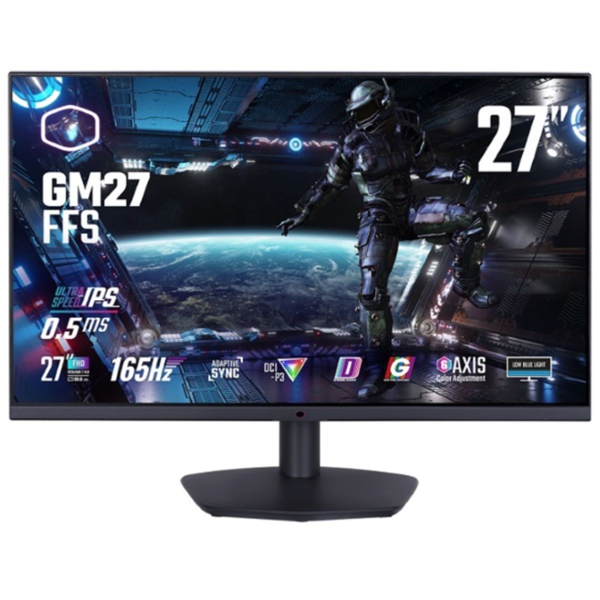 COOLER MASTER - Monitor Gamer 27" - Cooler Master GM27-FFS - Full HD - 1 ms - 165 Hz