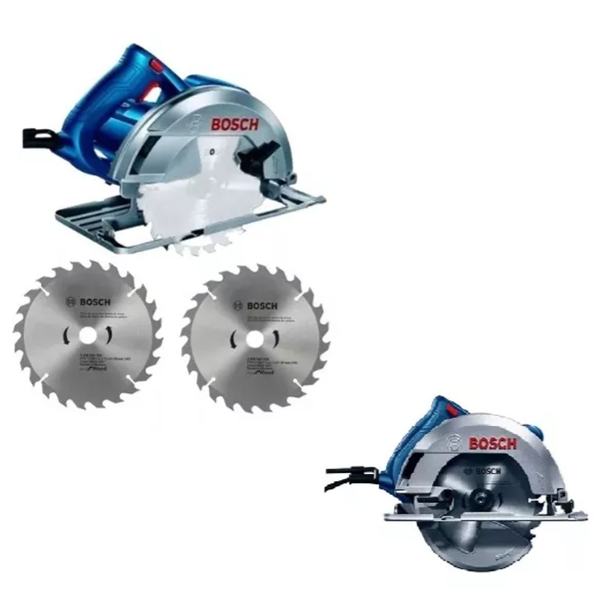BOSCH - Sierra Circular 7 1/4 Bosch Modelo Gks 150 1500w + 2 Disco electrica