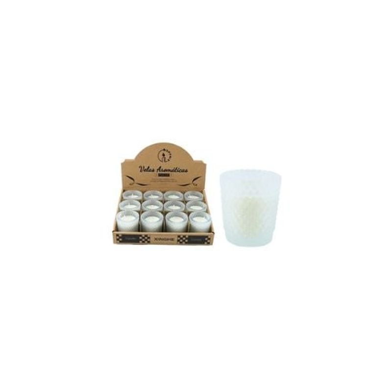 GENERICO - Vela Aromática En Vaso Blanco 6x5cm