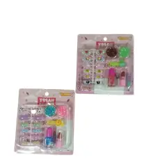 GENERICO - Pack 2 sets pintura de uñas para niña