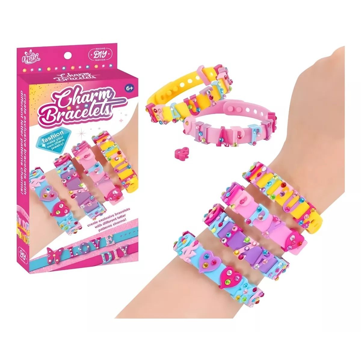 GENERICO - Juego De Para Hacer Pulsera De Niñas Set Para Hacer