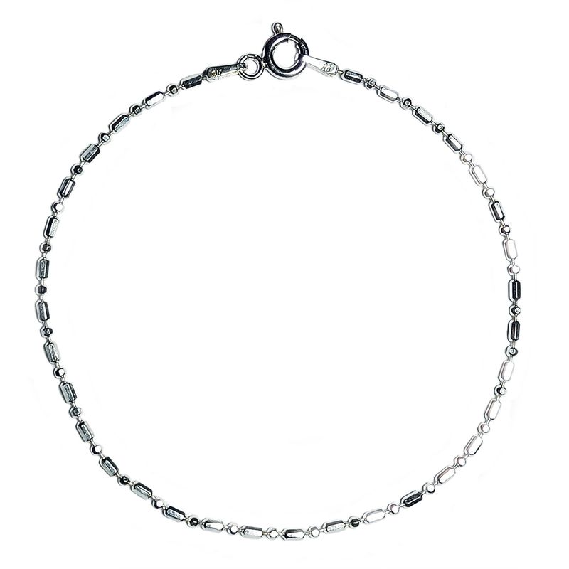 ANDREA COGGIOLA JOYAS - Pulsera Punto Y Coma Plata Fina 925