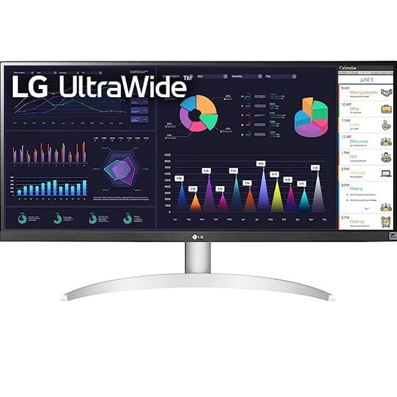 LG - Monitor 29" - LG 29WQ600-W - UltraWide Full HD - 5 ms -  2x 7 W