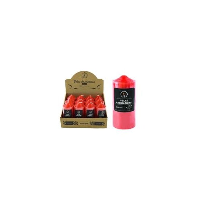 GENERICO - Vela Aromática Pilar Rojo 5x12cm 205g