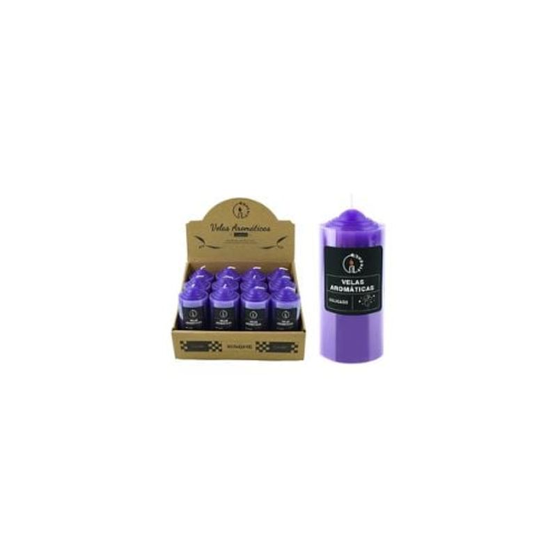 GENERICO - Vela Aromática Pilar Morado 5x12cm 205g
