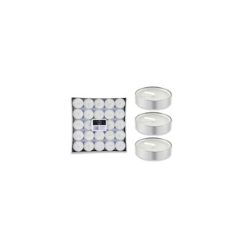 GENERICO - Vela Aromática Blanco 3x08cm 50pcs