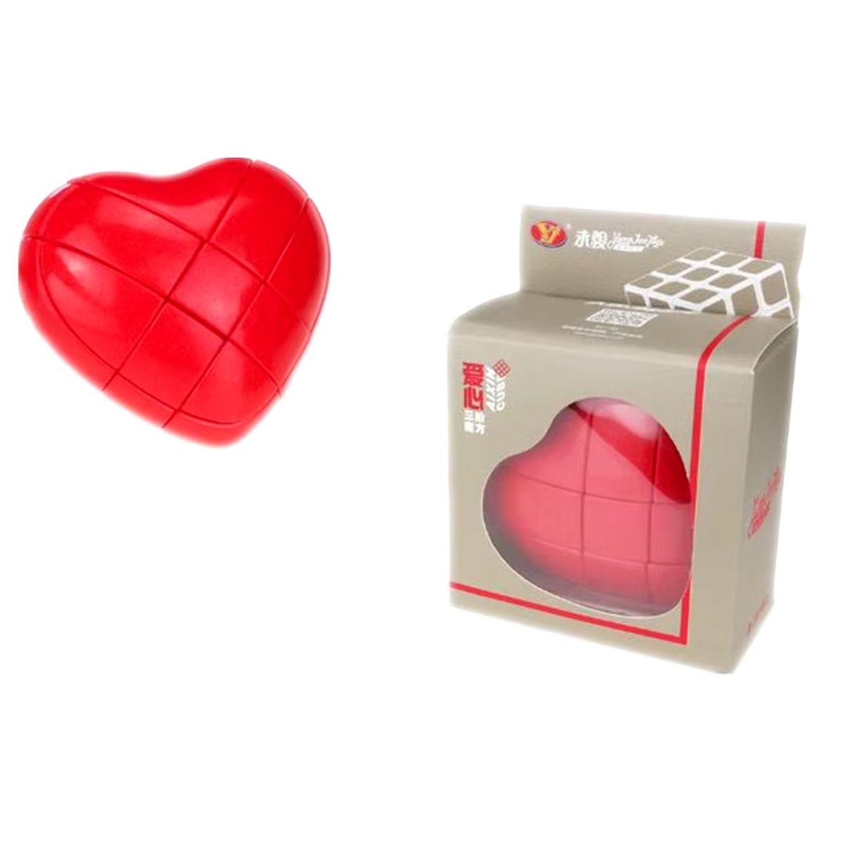 FANXIN - 3x3x3 Corazón Fanxin Cubo Mágico Rubik Colección