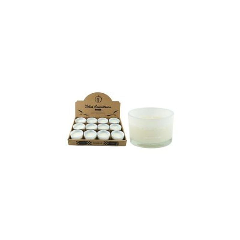 GENERICO - Vela Aromática En Vaso Blanco 5x7cm