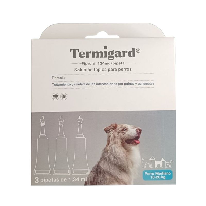 GENERICO - 3 Pipetas antipulgas y garrapatas perros 10 a 20K