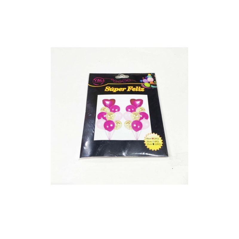 GENERICO - SET DE GLOBOS DE 20 PCS