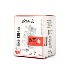 SEÑOR K - Drip Coffee Santa Rosa X10 Café - Rojo