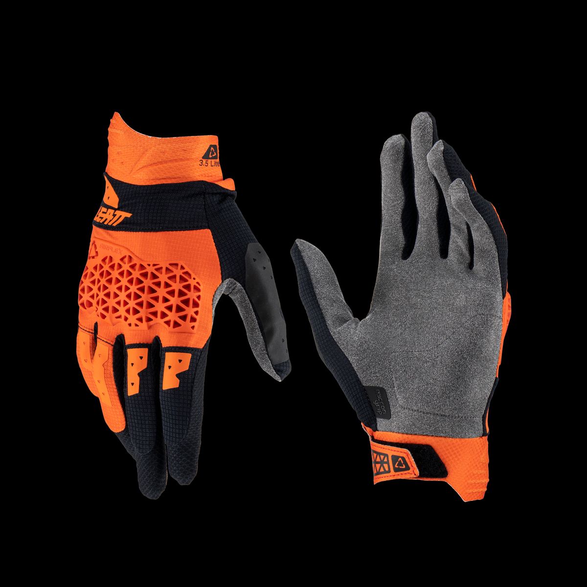 LEATT - Guantes Leatt Bicicleta y Moto Lite 3.5 Naranjo XL US11