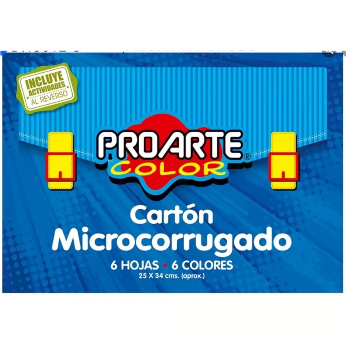 GENERICO - Block Carton Microcorrugado 6 Hojas Azul