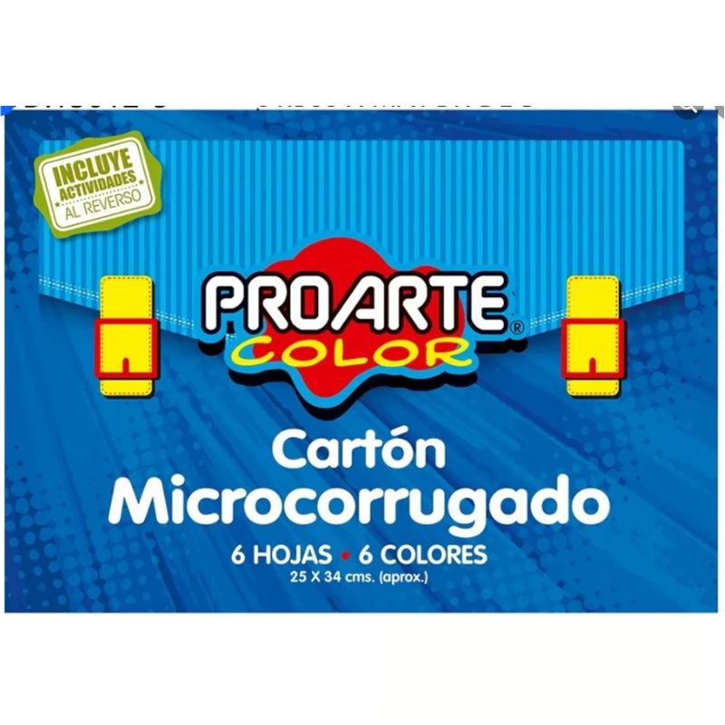 GENERICO - Block Carton Microcorrugado 6 Hojas Azul