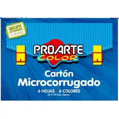 GENERICO - Block Carton Microcorrugado 6 Hojas Azul