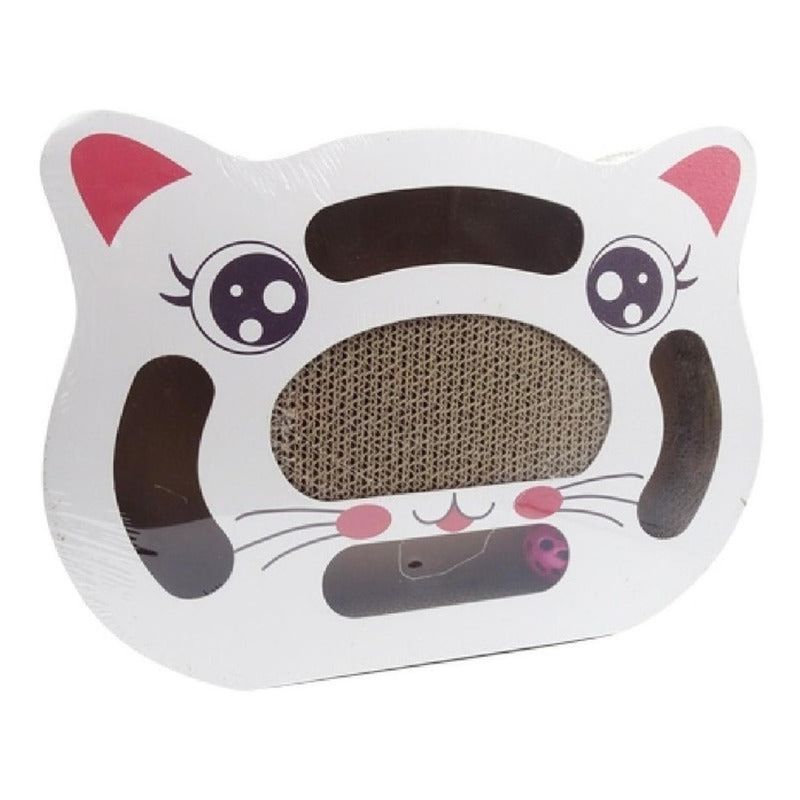 GENERICO - Rascador Para Gato Plano Con Juguete Pelota Y Cascabel