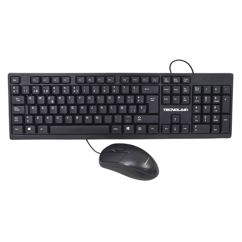TECNOLAB - Kit Combo Teclado y Mouse Tecnolab TL623