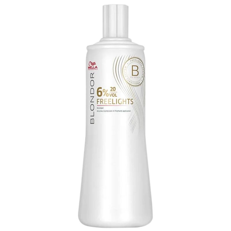 WELLA - Oxidante Blondor Freelights Developer 20vol Agua Oxigenada.-