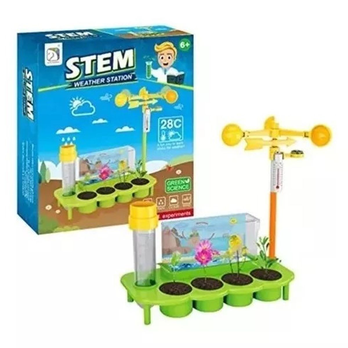 GENERICO - Kit De Ciencia Experimentos Laboratorio Ciencia Niños Juego