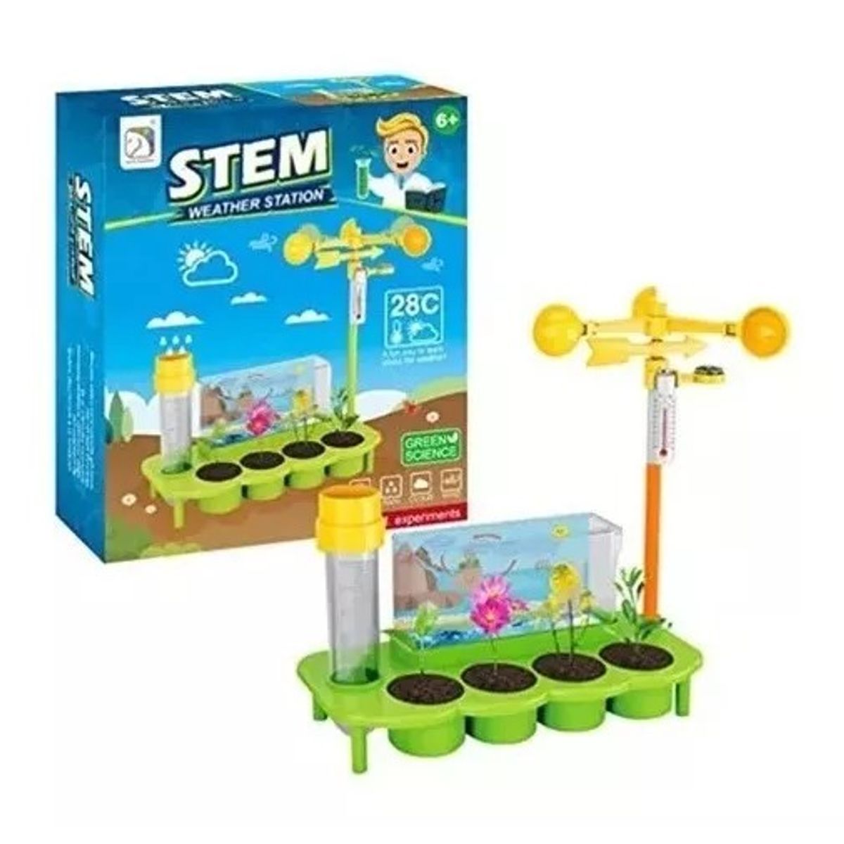 GENERICO - Kit De Ciencia Experimentos Laboratorio Ciencia Niños Juego