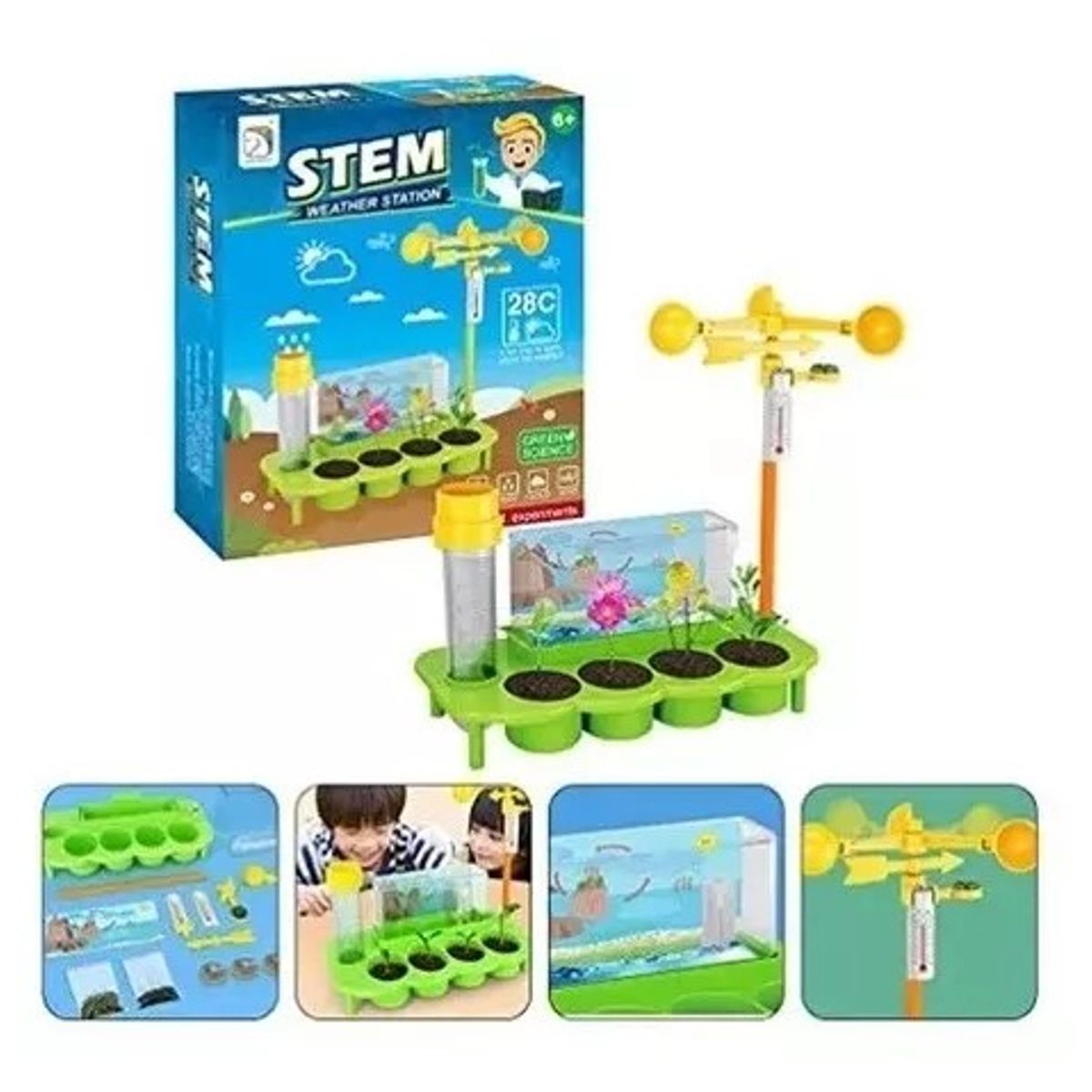 GENERICO - Kit De Ciencia Experimentos Laboratorio Ciencia Niños Juego