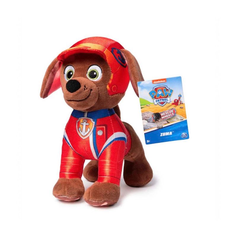 PAW PATROL - Peluche paw patrol Zuma recue wheels 20cm