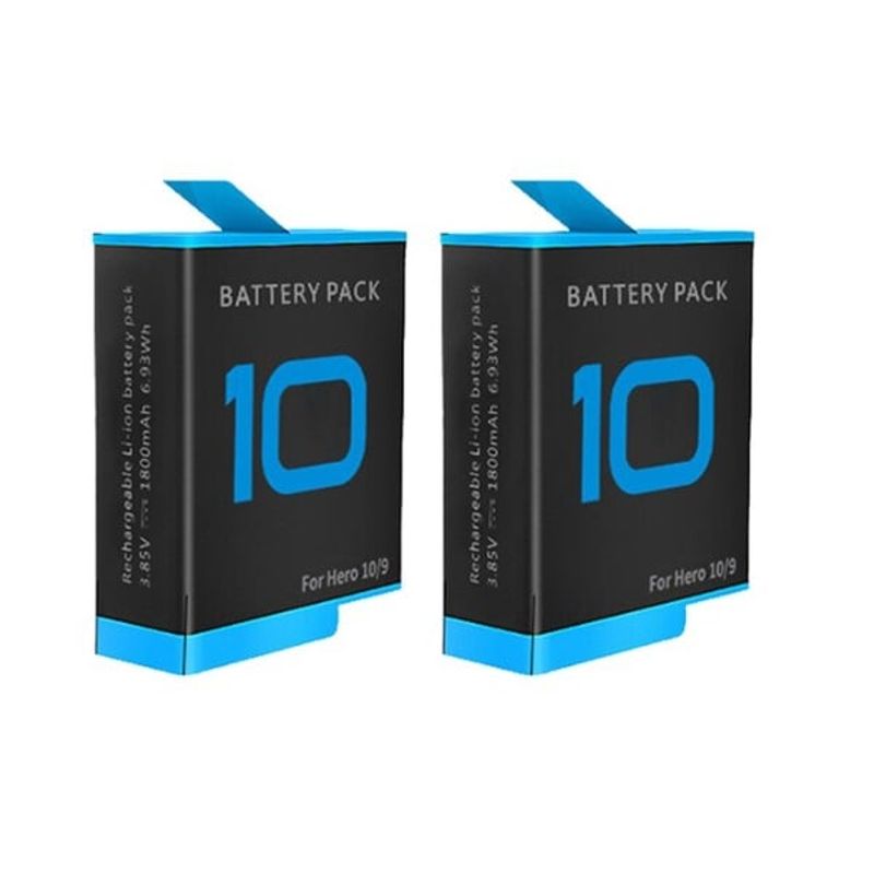 GENERICO - 2 BATERÍAS GOPRO 9, 10, 11, 12 ALTERNATIVA