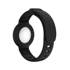 GENERICO - Pulsera Protectora Para Airtag Antiperdida Niños Negro