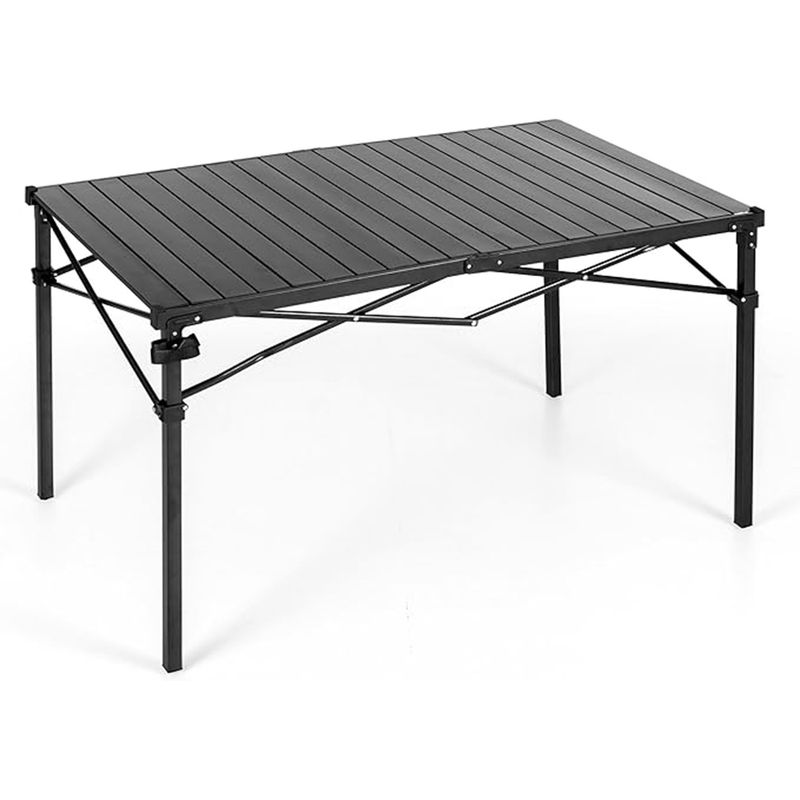 BJ HOGAR - MESA CAMPING NEGRO EXTERIOR