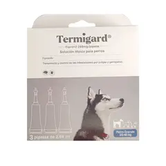 GENERICO - 3 Pipetas antipulgas y garrapatas perros 20 a 40K