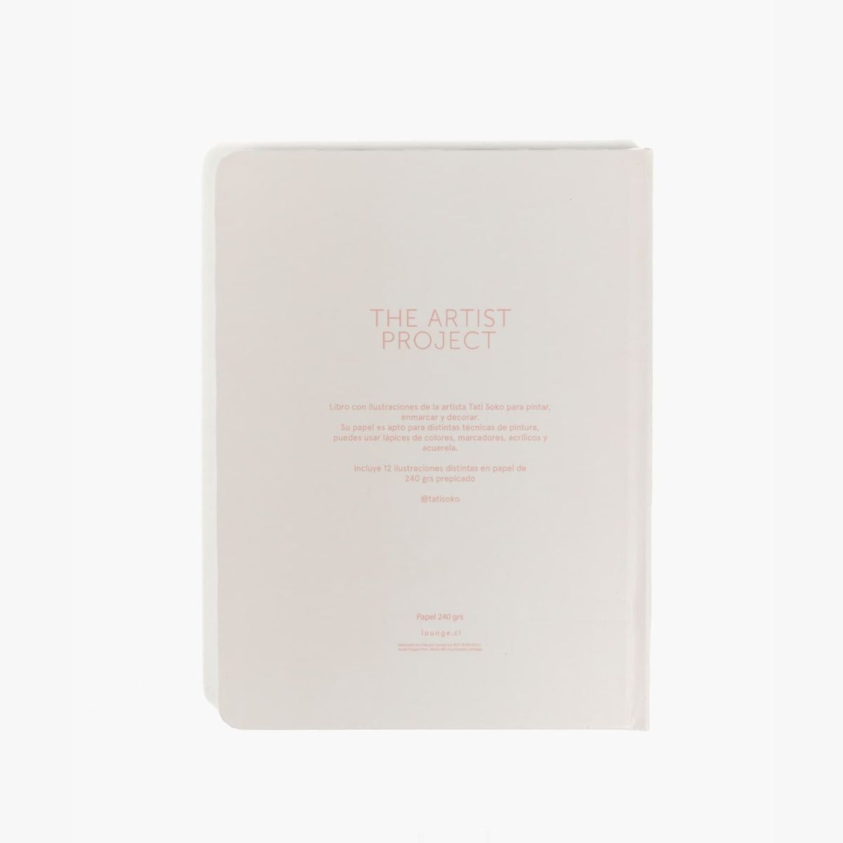 LOUNGE - Libro Para Pintar The Artist Project By Tatisoko