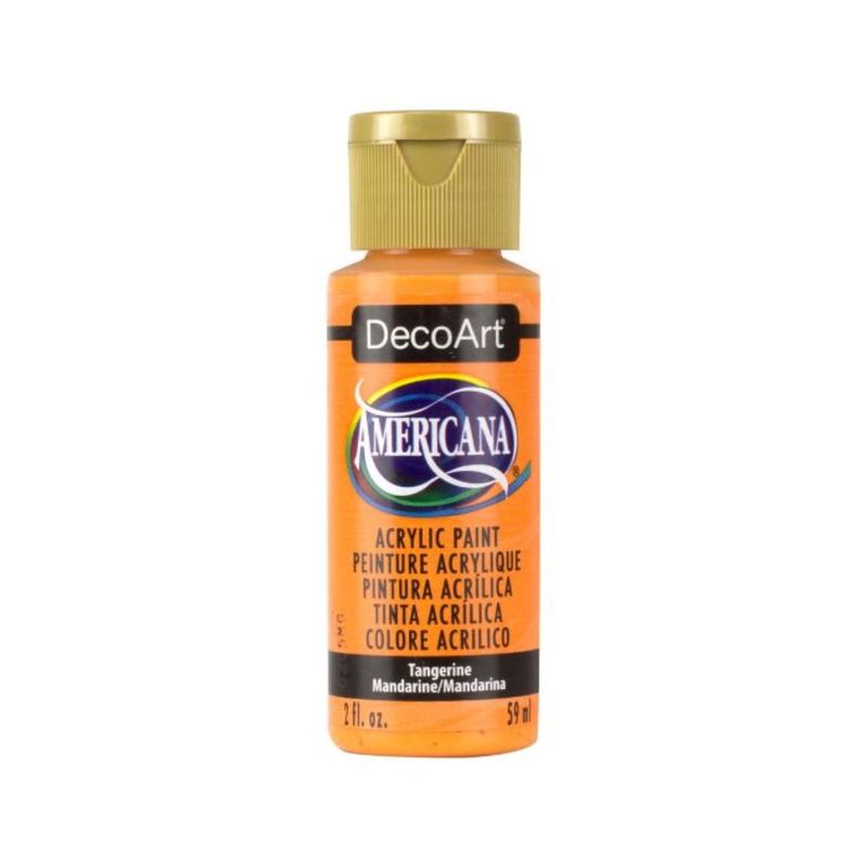 DECOART - Pintura Acrílica DecoArt Tangerine DA012 Naranjo 59 ml