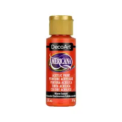 DECOART - Pintura Acrílica Warm Sunset DA385 Naranjo 59 ml