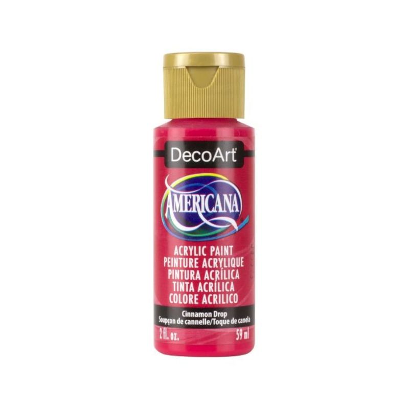 DECOART - Pintura Acrílica DecoArt Cinnamon Drop DA308 Rojo 59 ml