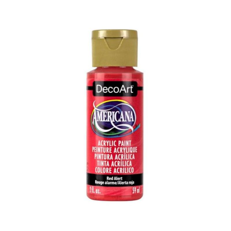 DECOART - Pintura Acrílica DecoArt Red Alert DA301 Rojo 59 ml