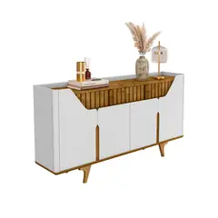 HOGA - Aparador Buffet Danubio Blanco Natural