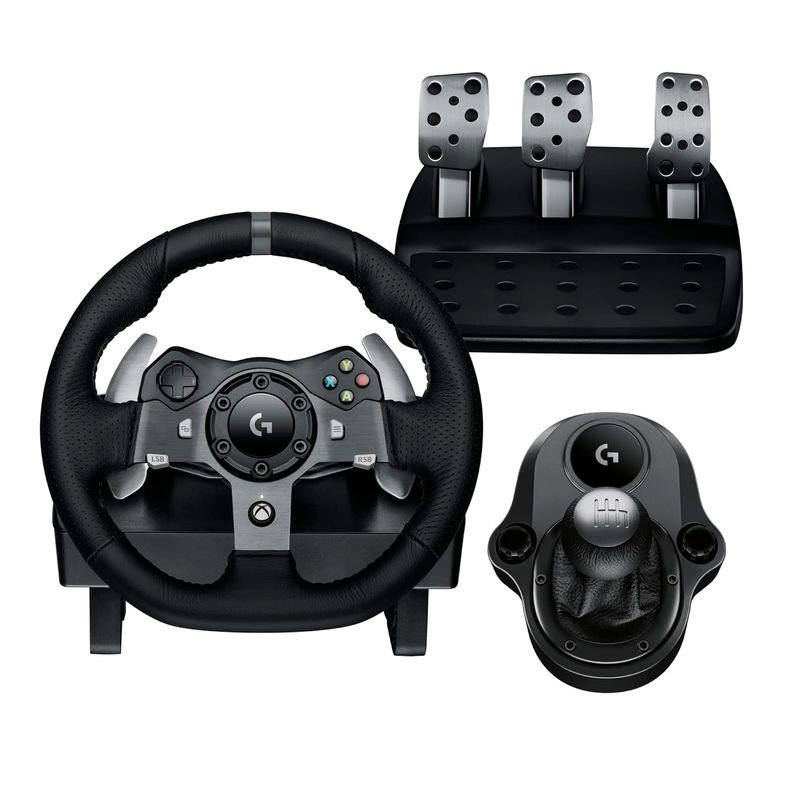 LOGITECH - Pack Volante + Palanca Logitech G920 Xbox X/S/Xbox One/PC
