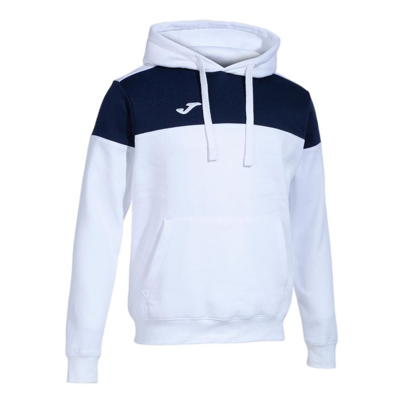 JOMA - Polerón Hoodie Hombre Crew V Blanco Joma
