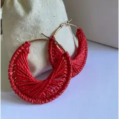 GENERICO - Aros modelo Nini color rojo