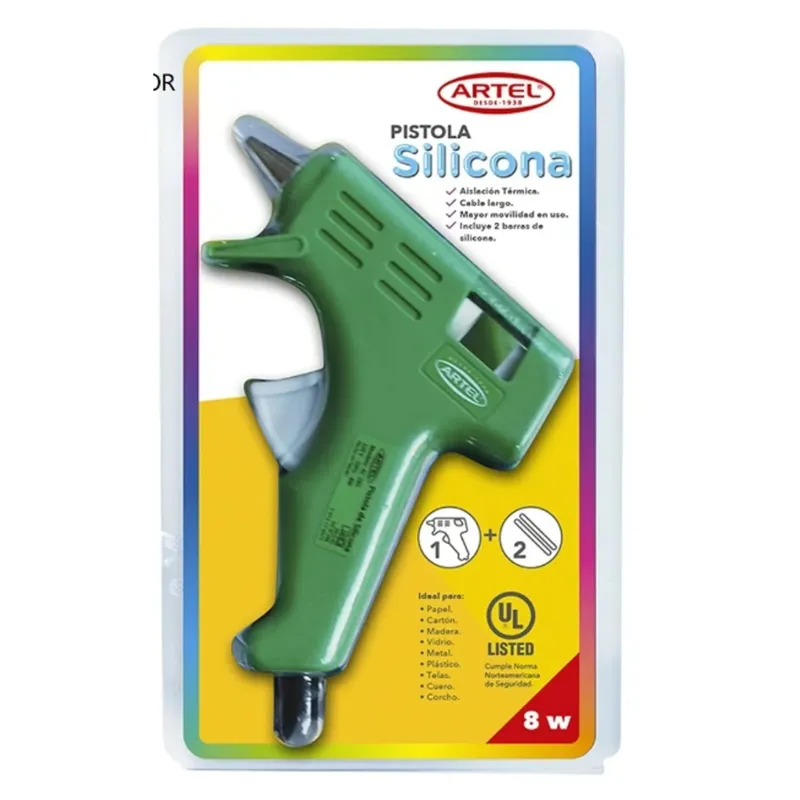 GENERICO - Pistolita De Cilicon Artel Verde De 8W