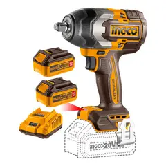 INGCO - Llave De Impacto Inalámbrica 20v 850nm Ignco Ciwli2085