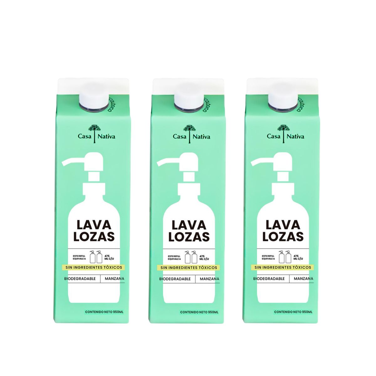 CASA NATIVA - Triple Lavaloza Manzana Verde
